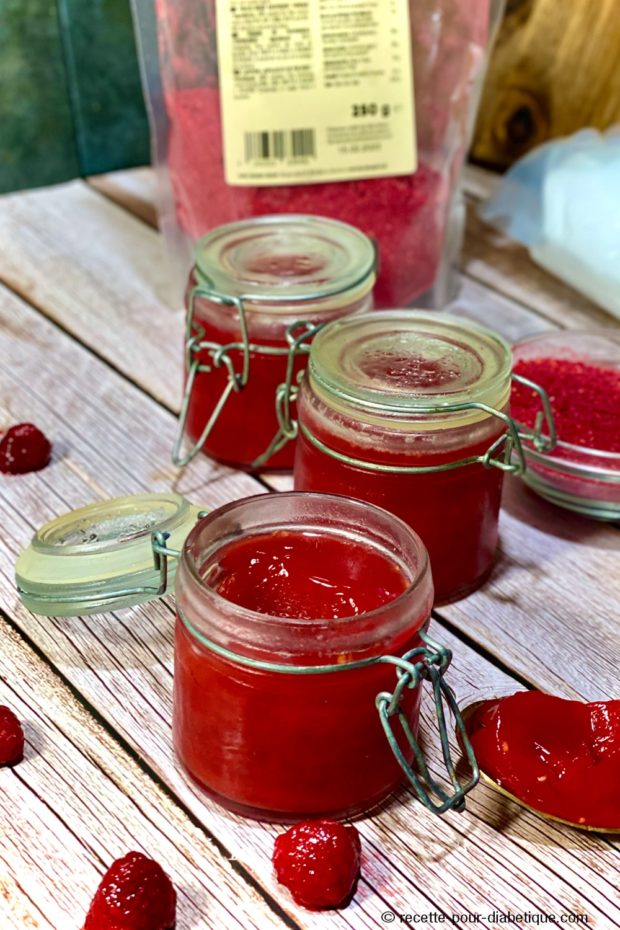Gelée de Framboises sans sucre