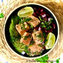 Poke Bowl au Saumon mi-cuit