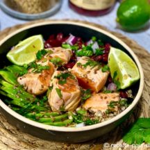 Poke Bowl au Saumon mi-cuit