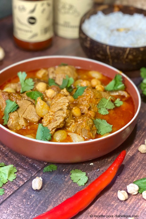 curry d'agneau de Madras