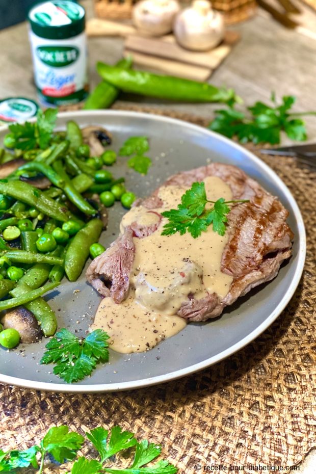 Boeuf sauce Crème de Roquefort
