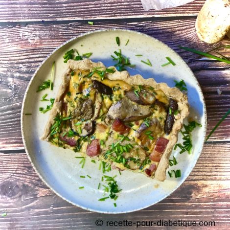 Quiche aux Cèpes