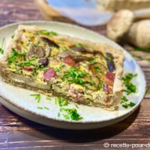Quiche aux Cèpes