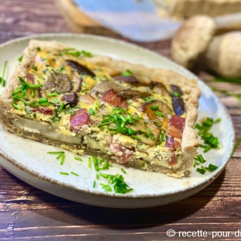 Quiche aux Cèpes