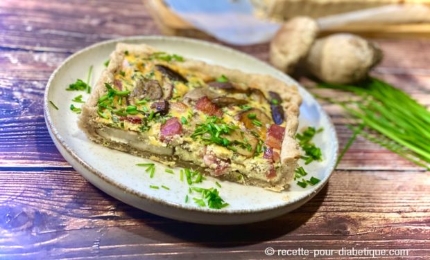 Quiche aux Cèpes igbas