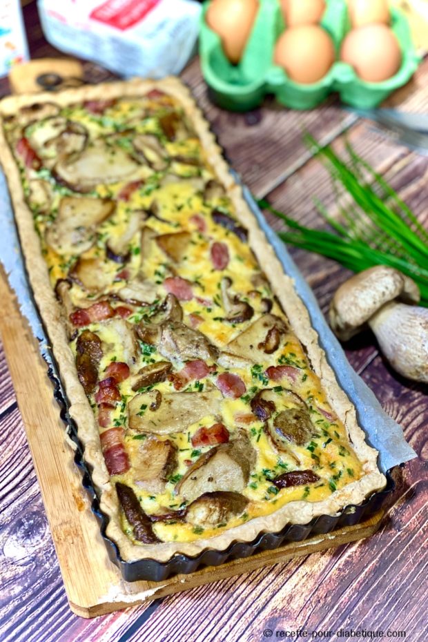Quiche aux Cèpes
