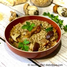 Risotto de Sarrasin au Cèpes