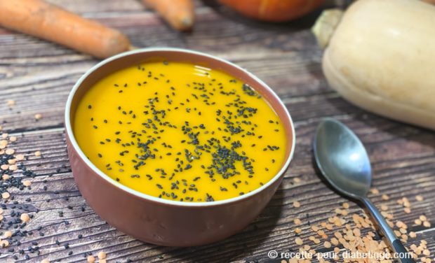 Velouté de Courge et Lentilles
