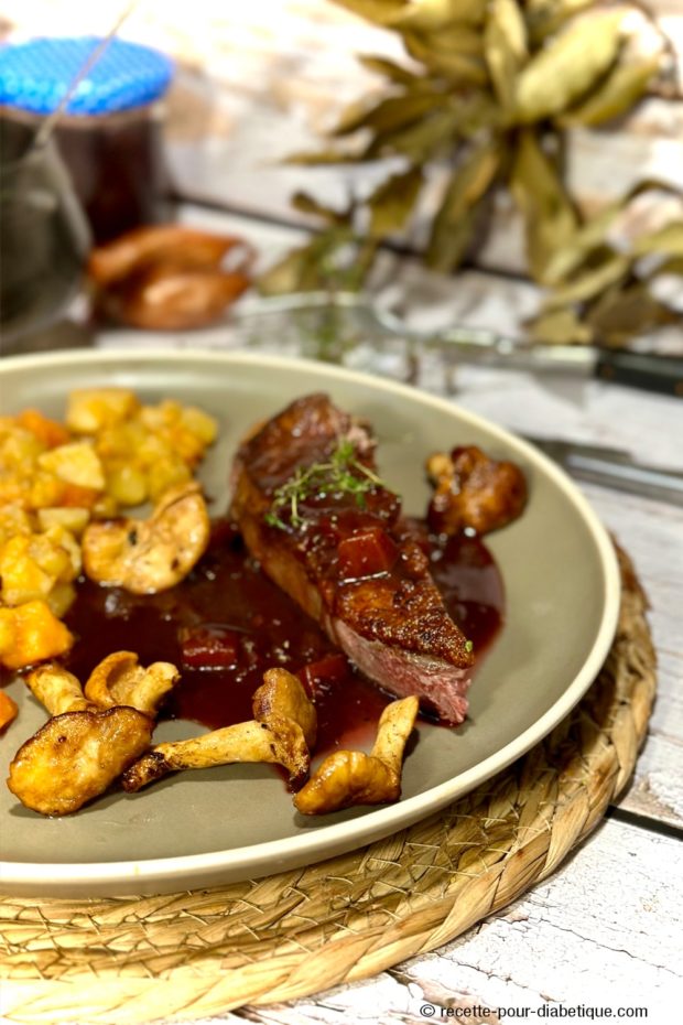 Magret de Canard sauce Grand veneur