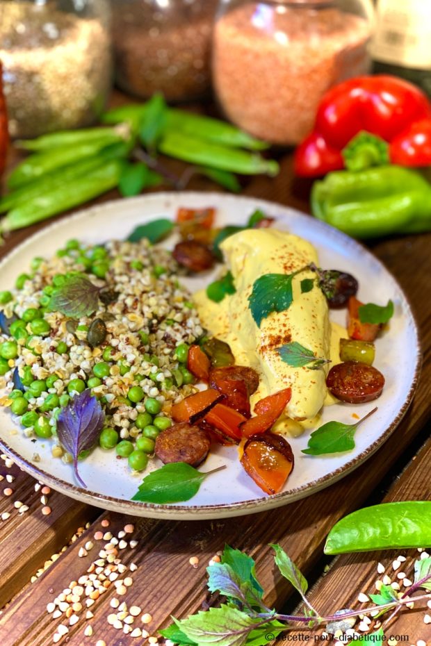 Poulet Sauce Safran ig bas