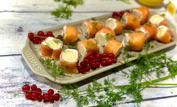 bouchées au saumon fumé