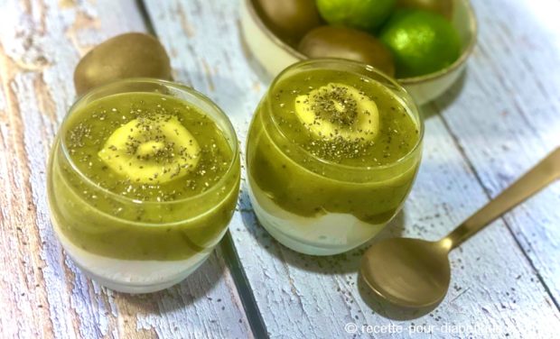 Mousse au Skyr et Kiwi