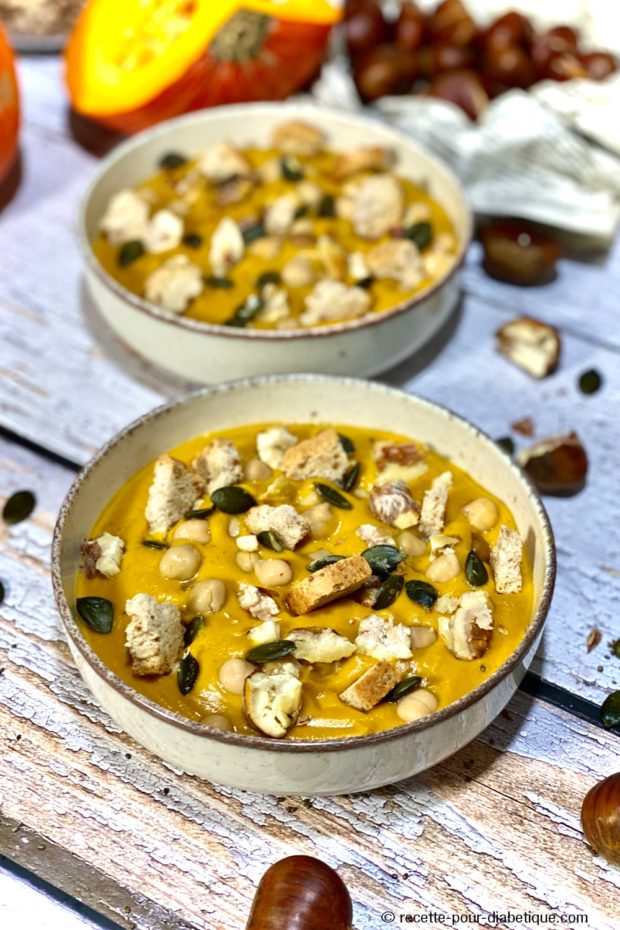 Velouté Potimarron et marrons