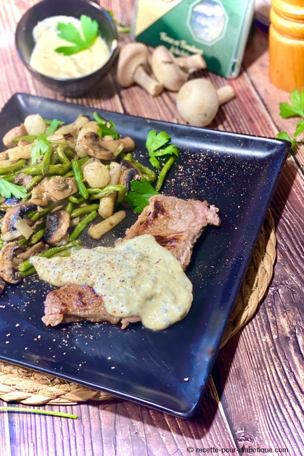 Boeuf sauce Saint Agur
