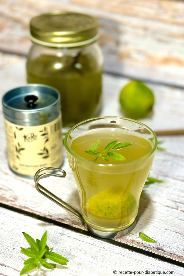 infusion verveine thé matcha