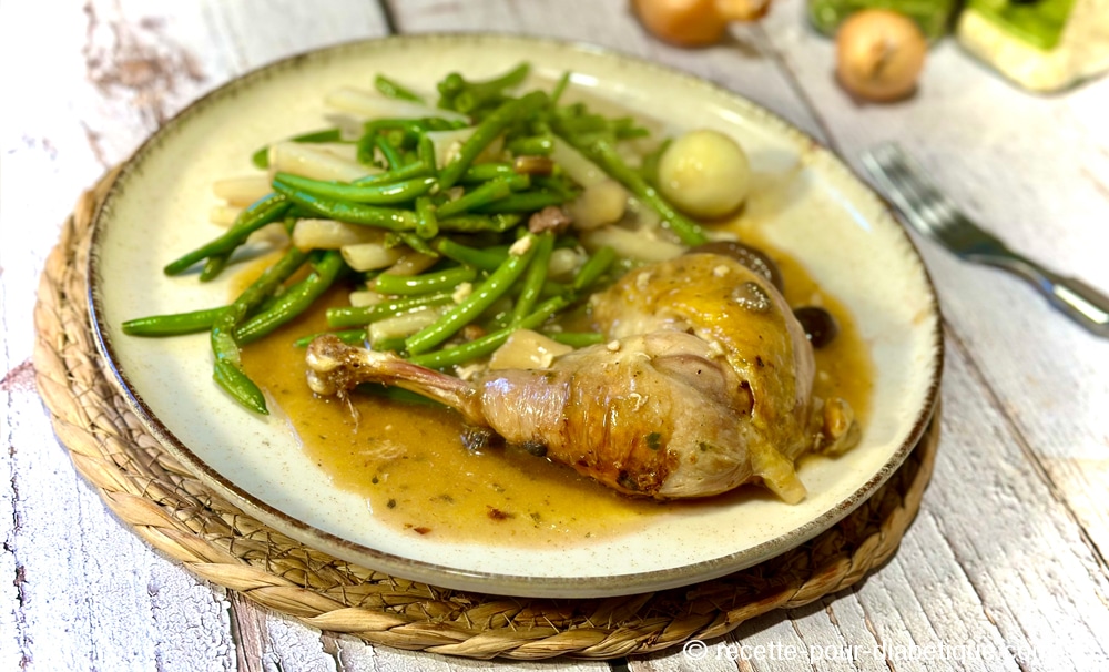 Pintade Rôtie aux champignons