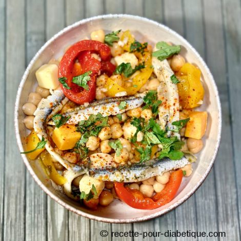 Bowl Pois Chiches Anchois