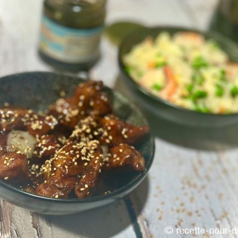 Porc Aigre doux au Yacon