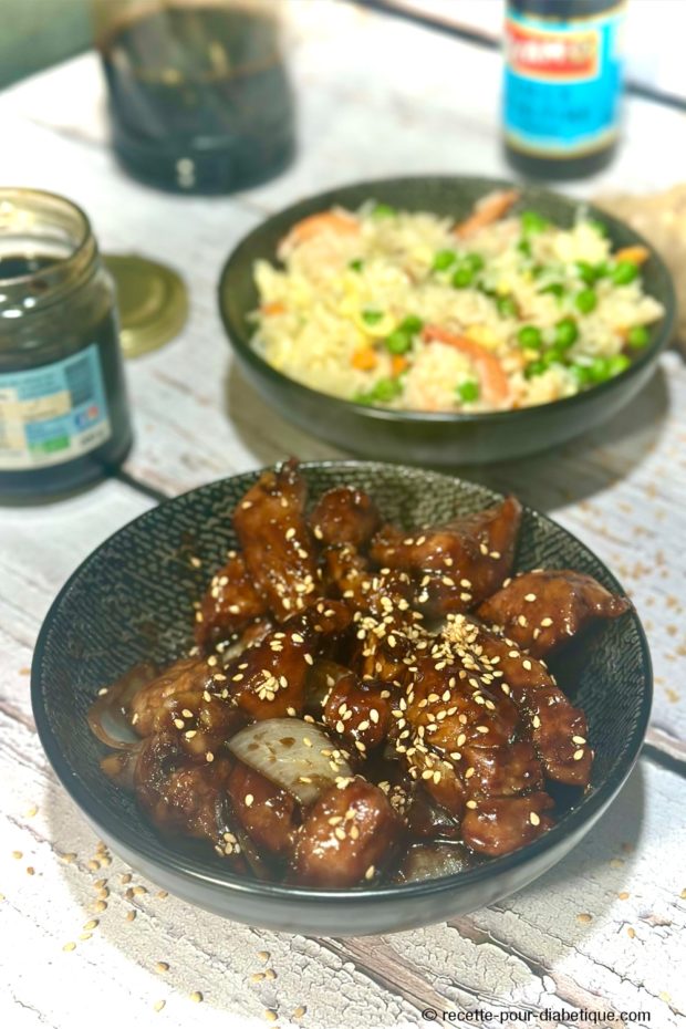 Porc Aigre doux au Yacon
