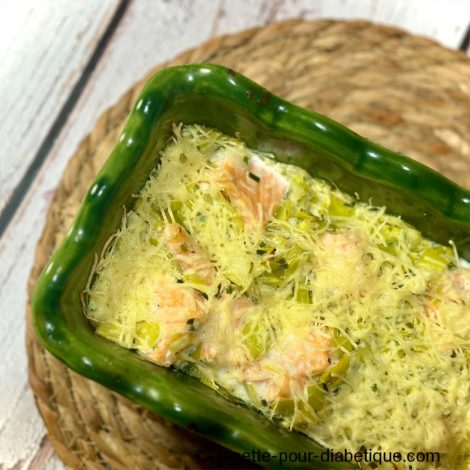 Gratin de Poireaux au Saumon