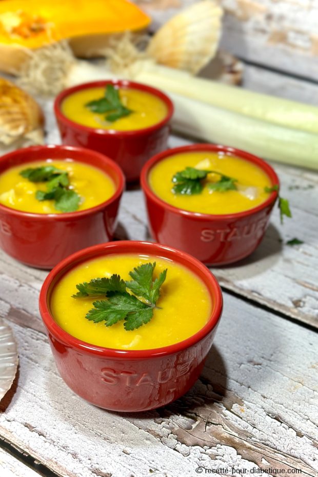 Velouté de Poireaux aux Saint Jacques