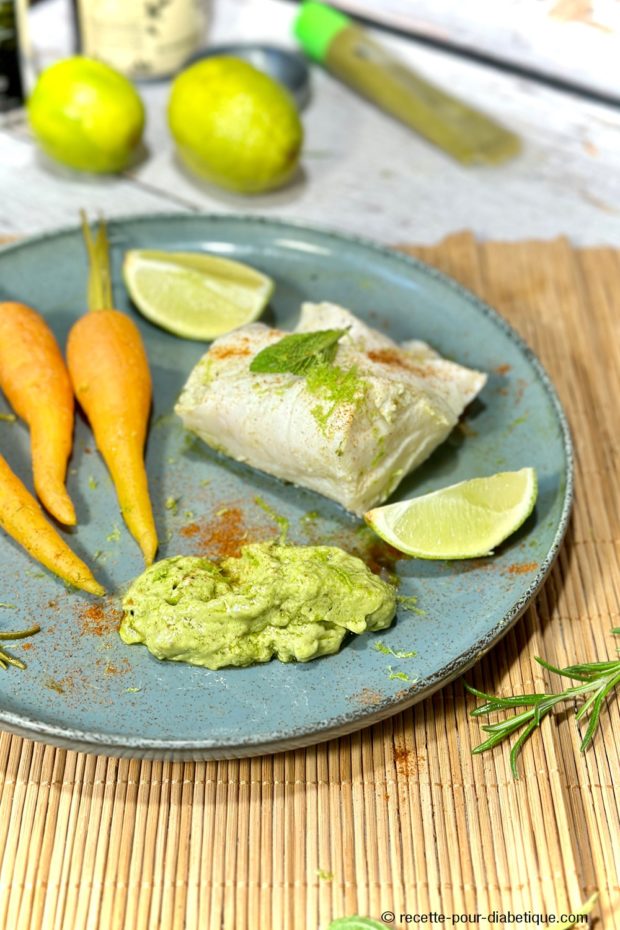 Cabillaud infusé au Thé Matcha