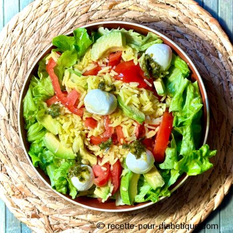 Salade de Riz safrané