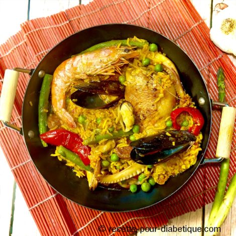 Paella IG Bas aux asperges ( royale !)