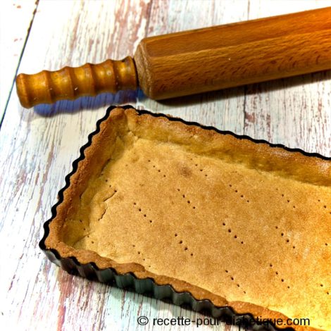 Pâte à tarte sablée IG Bas