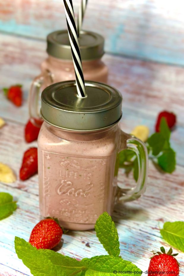 Smoothie Fraises Banane