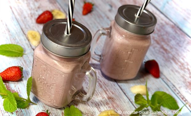 Smoothie Fraises Banane