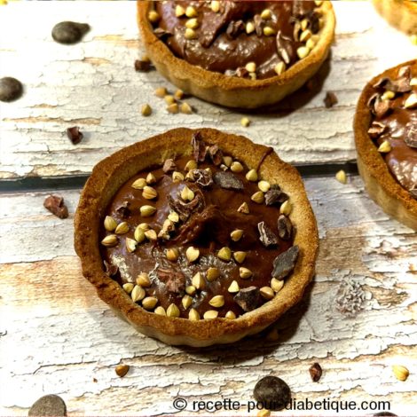 Tartelettes Chocolat Sarrasin sans sucre et sans gluten