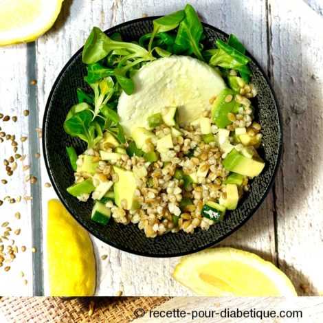Salade au sarrasin et petit épeautre