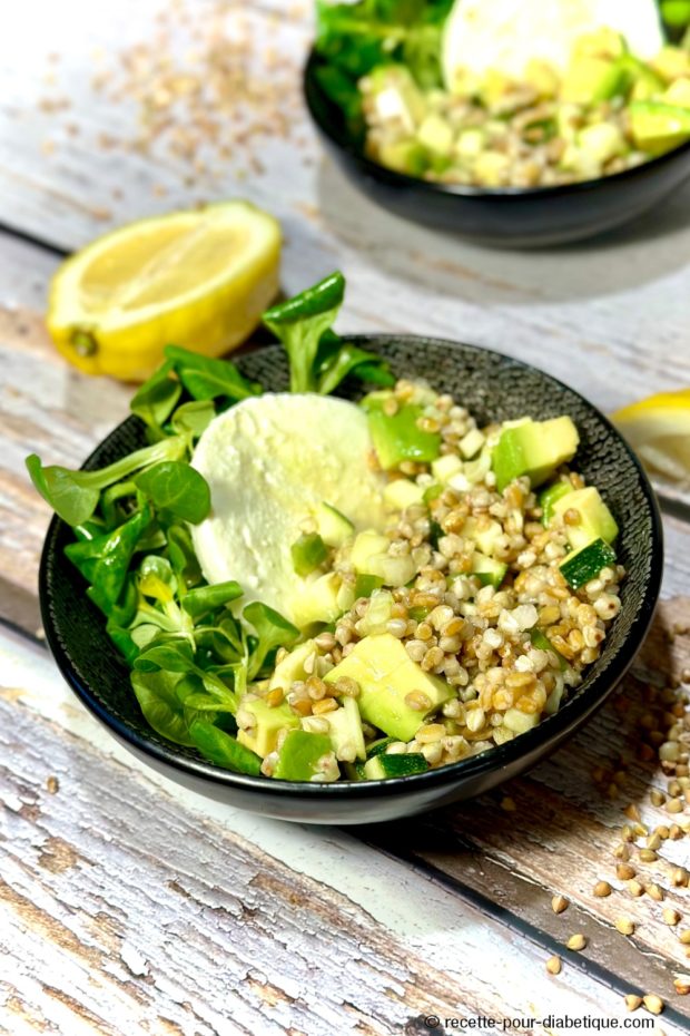 Salade au sarrasin et petit épeautre