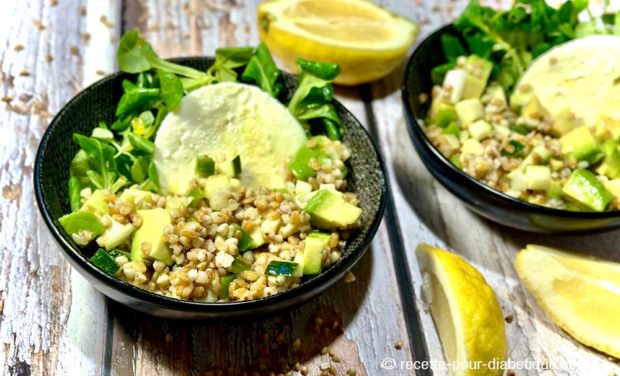 Salade au sarrasin et petit épeautre