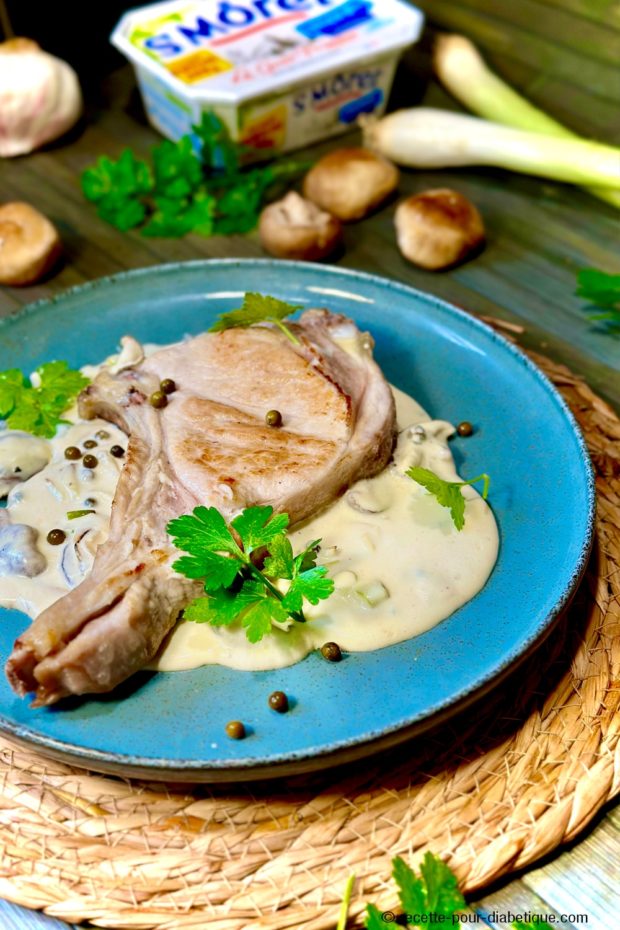 Côte de Veau sauce Saint Moret et Shiitakés
