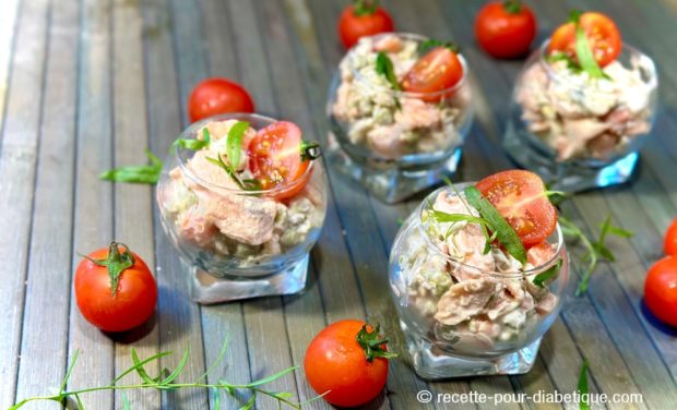 Saumon à la Macédoine