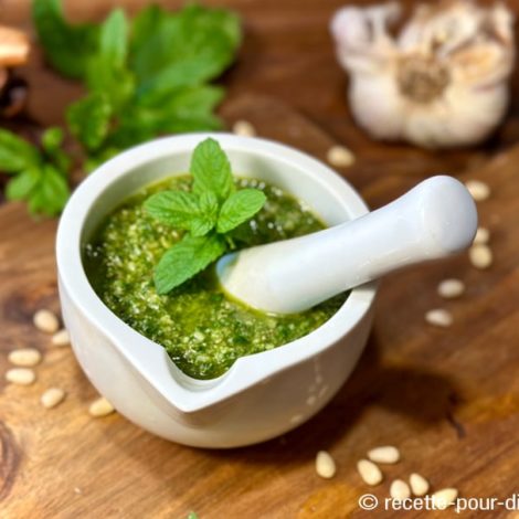 Pesto à la Menthe