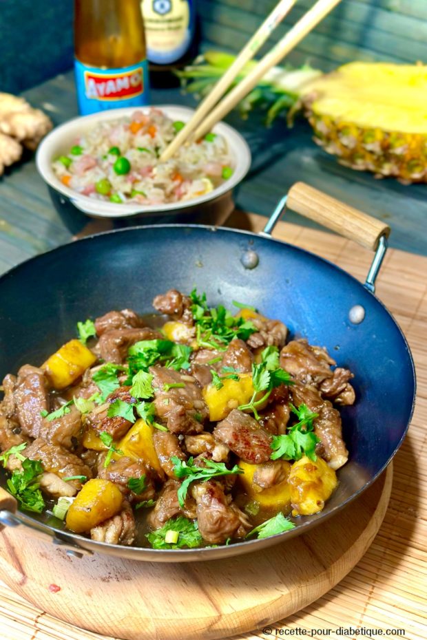 porc ananas