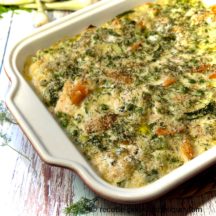 Gratin de saumon aux légumes