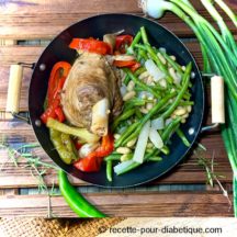 Souris d'agneau aux poivrons