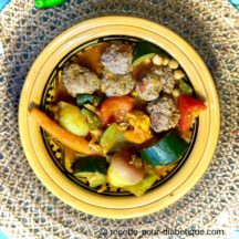 Tajine Boulettes Kefta et légumes