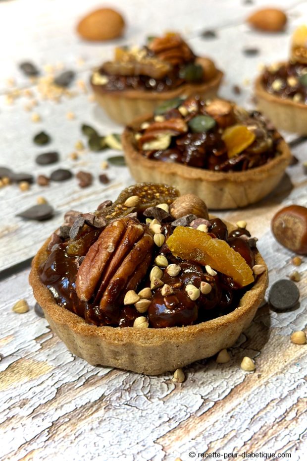 tartelette chocolat noix