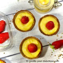 Tartelettes lemon Curd Fraises