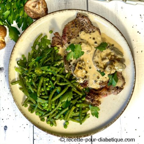 Boeuf sauce Shiitake et poivre