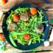 Boulettes de boeuf aux légumes et persillade
