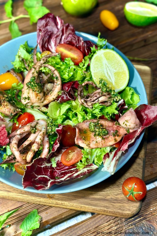 salade encornets rouges