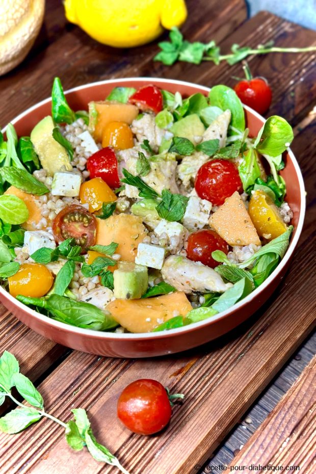 salade de poulet sarrasin