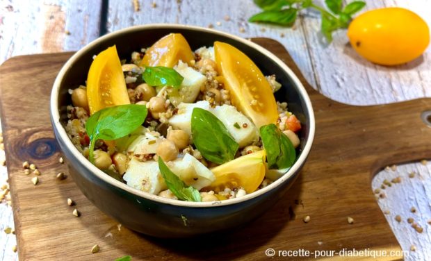 Salade de Cabillaud au Sarrasin