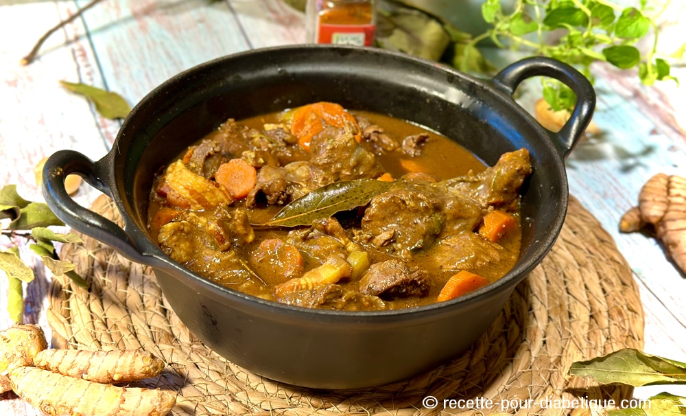 Boeuf Bourguignon au Curcuma et Paprika